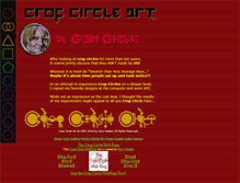 Tablet Screenshot of cropcircleart.com